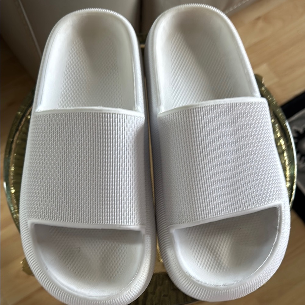 White Women's Slippers
